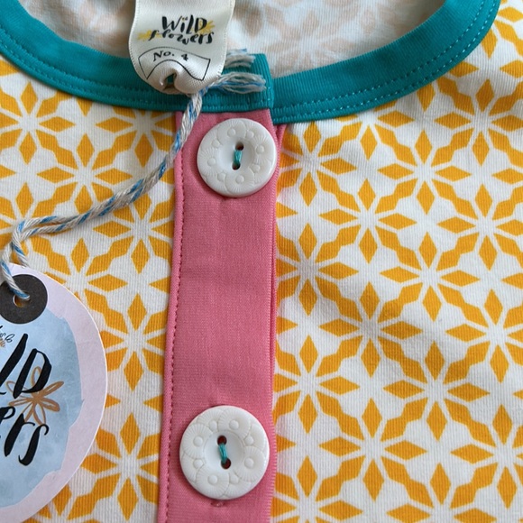 Wildflowers Daydream Believer Girls 4 Clementine Button Down Top NWT - Picture 6 of 8